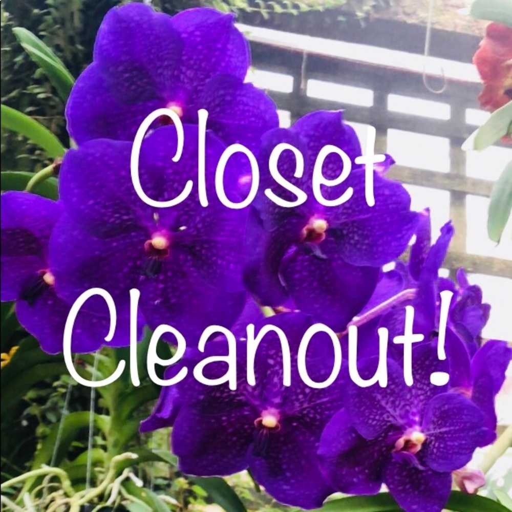 Cleaning Out My Closet!!